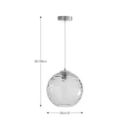 Aqua Glass Pendant Light - thumbnail 5