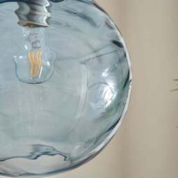 Aqua Glass Pendant Light - thumbnail 4