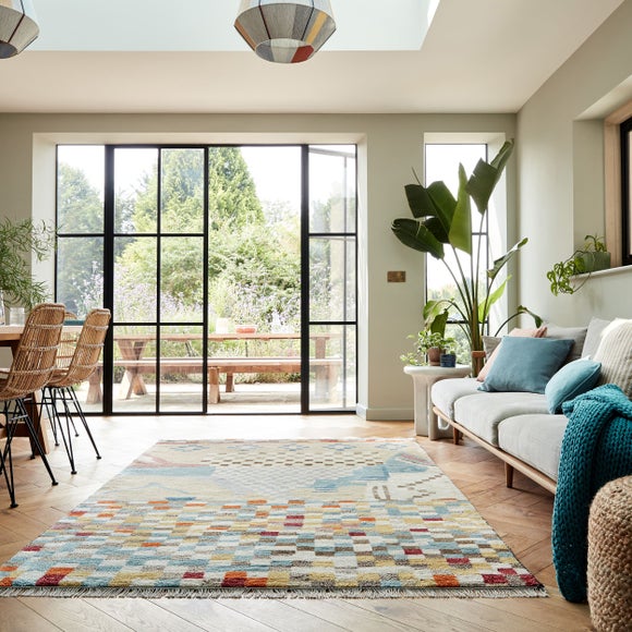 Umra Premium Hand-Knotted Shaggy Wool Rug - image 1