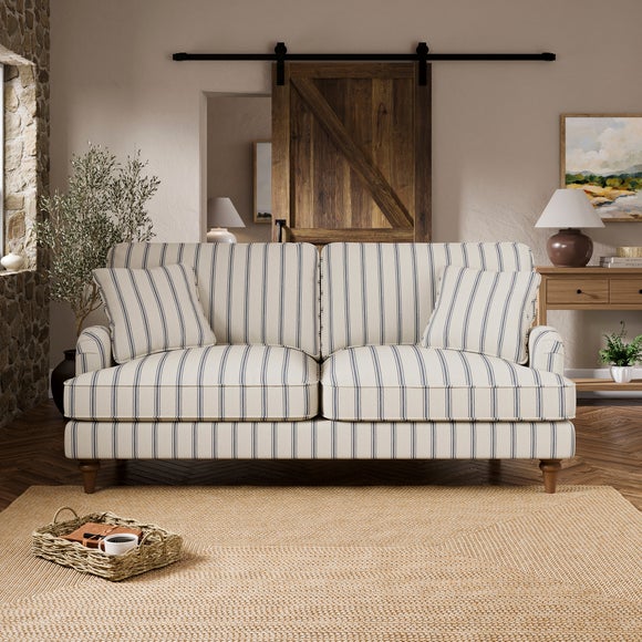 Beatrice II Folkstone Stripe 3 Seater Sofa - image 1
