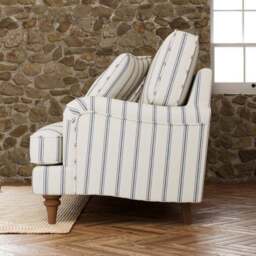 Beatrice II Folkstone Stripe 3 Seater Sofa - thumbnail 3