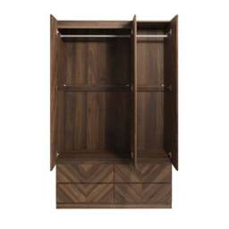 Taranto Triple 4 Drawer Wardrobe - thumbnail 3