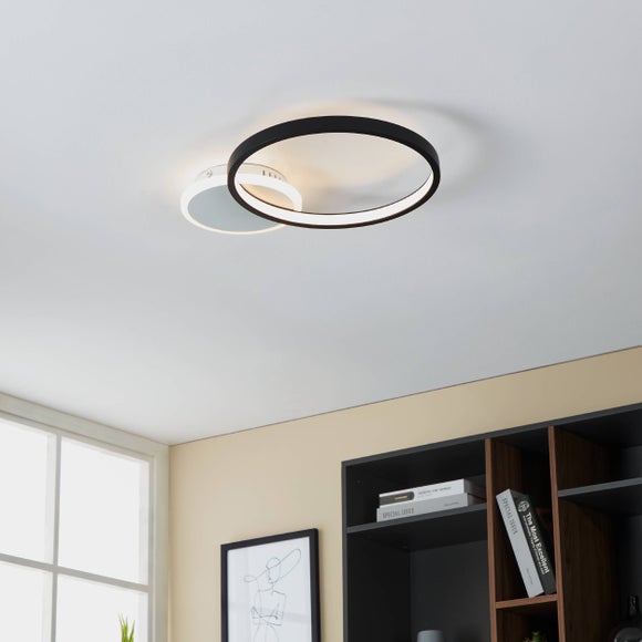 EGLO Gafares LED Flush Ceiling Light - image 1