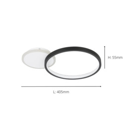 EGLO Gafares LED Flush Ceiling Light - thumbnail 5