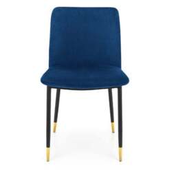 Delaunay Set of 2 Dining Chairs, Velvet - thumbnail 6