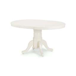 Stanmore 6 Seater Round Dining Table with 6 Chairs, Off White - thumbnail 3