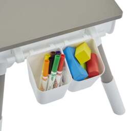 Liberty House Kids Height Adjustable Table And One Chair Set - thumbnail 6