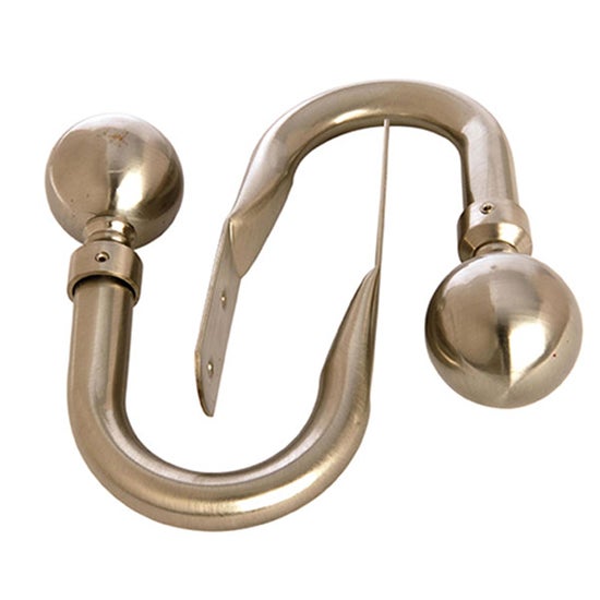 Ashton Metal Curtain Holdbacks by Dunelm