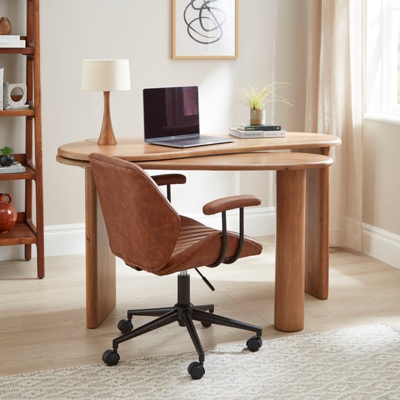 Ludo Swivel Desk, Mango Wood - image 1