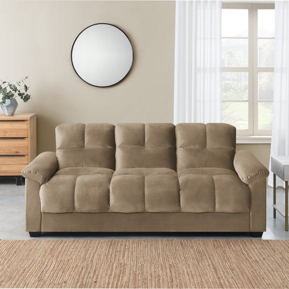 Margo Velvet 3 Seater Sofa Bed - image 1