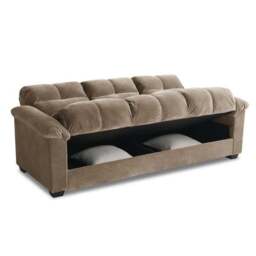 Margo Velvet 3 Seater Sofa Bed - thumbnail 4