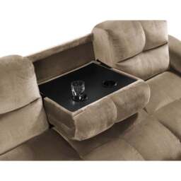 Margo Velvet 3 Seater Sofa Bed - thumbnail 5