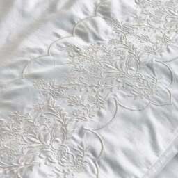 Dorma Coleton Broderie 100% Cotton Duvet Cover & Pillowcase Set - thumbnail 2