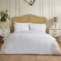 Dorma Coleton Broderie 100% Cotton Duvet Cover & Pillowcase Set - thumbnail 1
