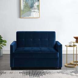 Summer Velvet 2 Seater Sofa Bed - thumbnail 2