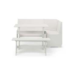 Newport 4 Seater Rectangular Corner Dining Table with Bench - thumbnail 5