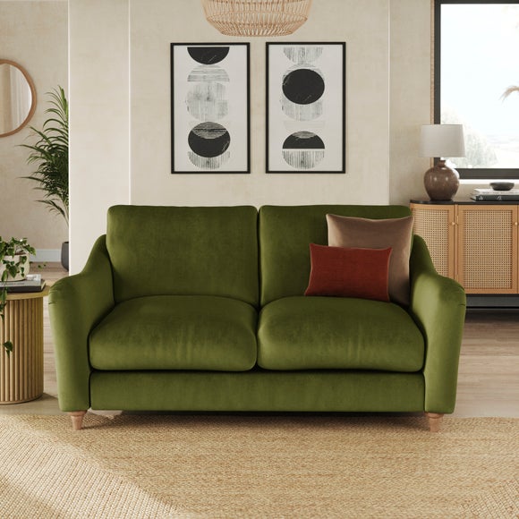 Hattie Matte Plush Velvet 2 Seater Sofa - image 1