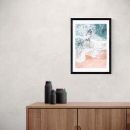 East End Prints Sands of Coral Haze Print - thumbnail 1