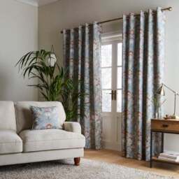 Ruskin Cotton Eyelet Curtains - thumbnail 2