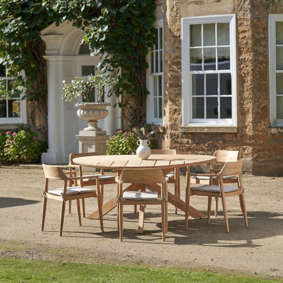 Pacific Lifestyle Reuleaux Salita Outdoor 6 Seater Dining Set - image 1