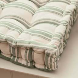 Greenfield Cotton Stripe Box Bench Pad - thumbnail 2