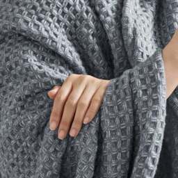 Chunky Waffle Throw Blanket - thumbnail 5