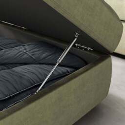 Zoe II Velvet Storage Footstool - thumbnail 3