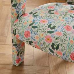 Lucilla Dining Chair, Spring Garden Print - thumbnail 3