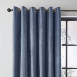 Luxe Velour Eyelet Curtains (Blackout Available) - thumbnail 1