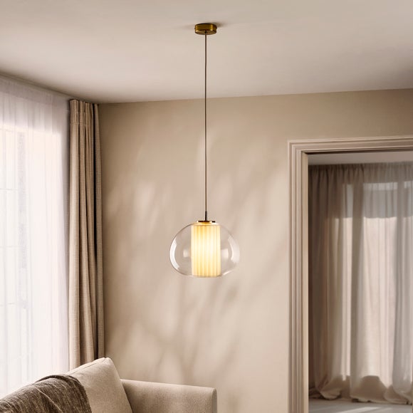 Harnell Gold Adjustable Pendant Light - image 1