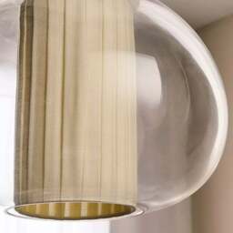 Harnell Gold Adjustable Pendant Light - thumbnail 3