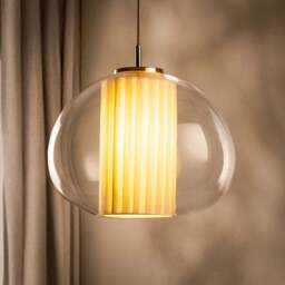 Harnell Gold Adjustable Pendant Light - thumbnail 2
