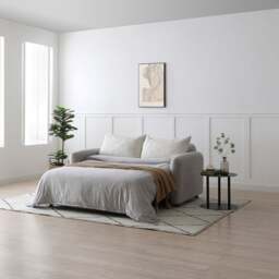 Finty Soft Boucle 2 Seater Pop Up Trundle Sofa Bed