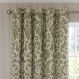 Clemency Chenille Eyelet Curtains - thumbnail 1