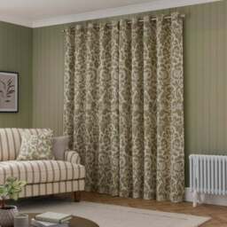 Clemency Chenille Eyelet Curtains - thumbnail 4