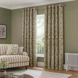 Clemency Chenille Eyelet Curtains - thumbnail 2