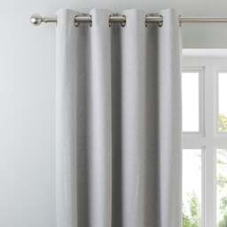 Luna Brushed Eyelet Curtains (Blackout Available) - thumbnail 1