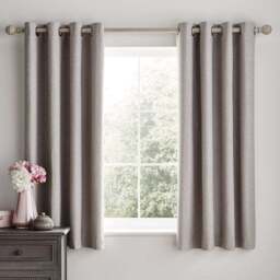 Luna Brushed Eyelet Curtains (Blackout Available) - thumbnail 5