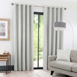 Luna Brushed Eyelet Curtains (Blackout Available) - thumbnail 2