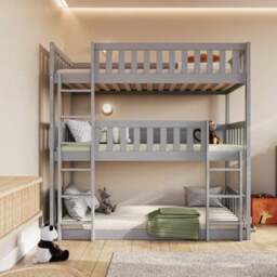 Bea Triple High Bunk Bed Frame - thumbnail 2