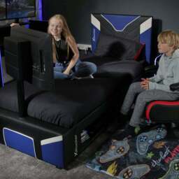 X Rocker Cerberus Twist TV Single Gaming Bed Frame - thumbnail 4
