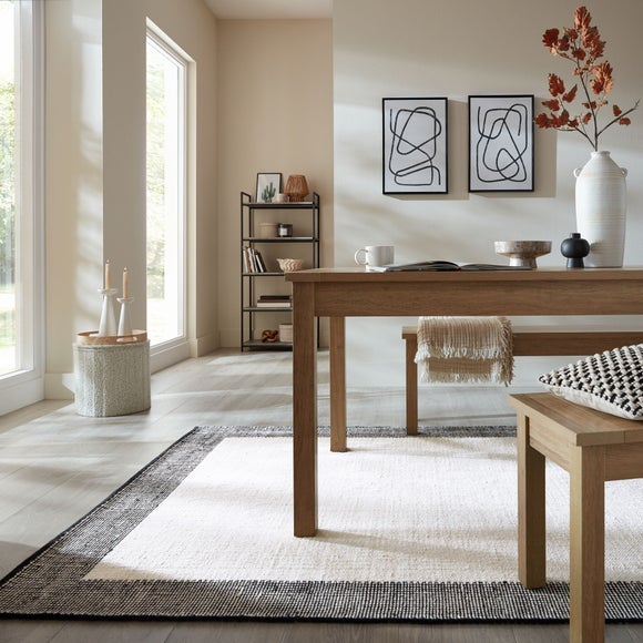 Seb Border Wool Rug - image 1