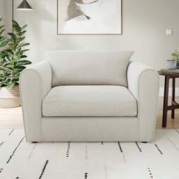 Blake Soft Texture Chenille Snuggle Chair - thumbnail 1