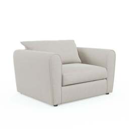 Blake Soft Texture Chenille Snuggle Chair - thumbnail 6