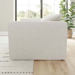 Blake Soft Texture Chenille Snuggle Chair - thumbnail 2