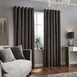 Chenille Eyelet Curtains (Blackout Available) - thumbnail 4