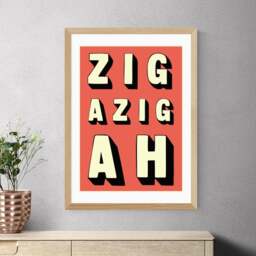 East End Prints Zigazigah Print - thumbnail 1