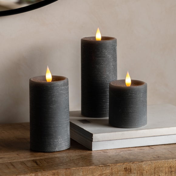 Cedar & Sage Set of 3 LED Candles - image 1