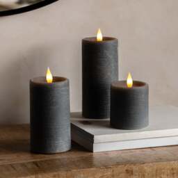 Cedar & Sage Set of 3 LED Candles - thumbnail 1