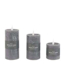 Cedar & Sage Set of 3 LED Candles - thumbnail 4